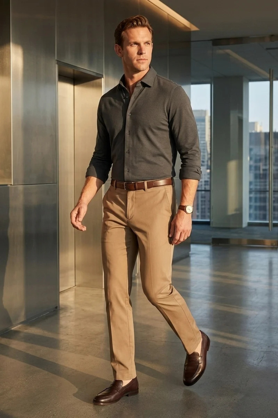 Projek Raw Indigo Knit Long Sleeve Button-Up Shirt/25752